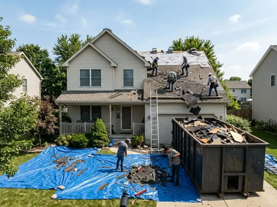roof-replacement-debris-remova-004 — frequently asked questions, Cheapest Dumpster Rentals in Midlothian, IL